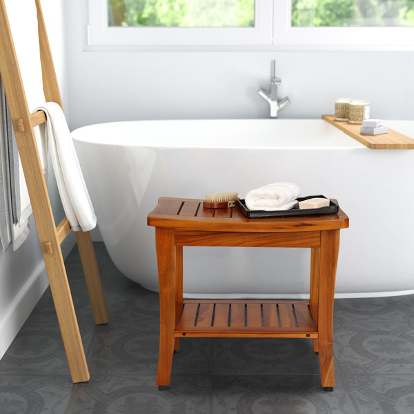 Freestanding quartz best sale shower bench